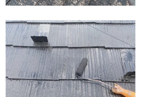 屋根塗装　火災保険事例