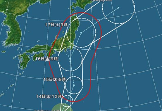 台風7号　進路