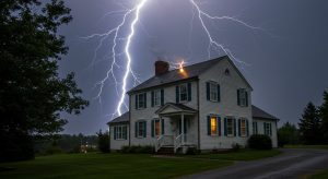落雷の画像