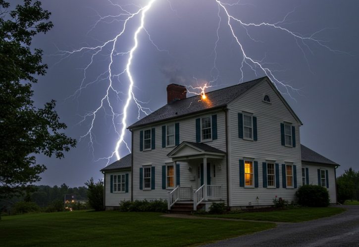 落雷の画像